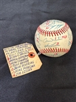 1980 Oakland Athletics Spring Training Team Signed Baseball
