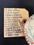 1980 Oakland Athletics Spring Training Team Signed Baseball