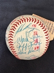 1980 Oakland Athletics Spring Training Team Signed Baseball