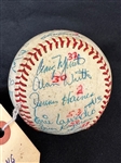 1980 Oakland Athletics Spring Training Team Signed Baseball