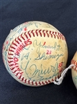 (2) Taiyo Whales 1980 Spring Training Autographed Baseballs