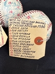 (2) Cleveland Indians 1980 Spring Training Signed Baseballs