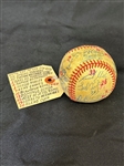 1980 Mexico City Reds Minor League/Spring Training Team Signed Baseball