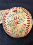 1980 Mexico City Reds Minor League/Spring Training Team Signed Baseball