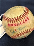 1980 Managers of 8 Spring Training MLB Teams Signed Baseball