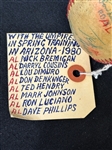1980 Umpires Spring Training Signed Baseball 