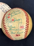 1980 Umpires Spring Training Signed Baseball 