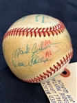 1980 Umpires Spring Training Signed Baseball 