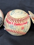 (2) 1978 Yakult Swallows Japanese Team Signed Baseballs; Matsuoka, Wakamatsu