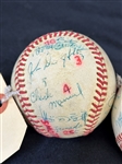 (2) 1978 Yakult Swallows Japanese Team Signed Baseballs; Matsuoka, Wakamatsu