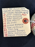 (2) 1979 Cleveland Indians Spring Training Team Signed Baseballs