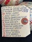 (2) 1979 Cleveland Indians Spring Training Team Signed Baseballs