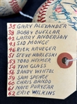 (2) 1979 Cleveland Indians Spring Training Team Signed Baseballs