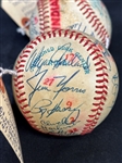 (2) 1979 Cleveland Indians Spring Training Team Signed Baseballs