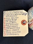 1978 Milwaukee Brewers Spring Training Team Signed Baseball