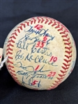 1978 Milwaukee Brewers Spring Training Team Signed Baseball
