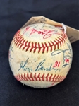 1978 Milwaukee Brewers Spring Training Team Signed Baseball