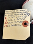 1978 Los Angeles Dodgers Spring Training Multi Signed Baseball