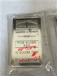 (2) 10 Ounce .999 Silver Bars NTR Metals