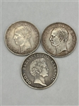 (3) Drachmai Greece 1833, 1875, 1876