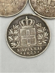(3) Drachmai Greece 1833, 1875, 1876