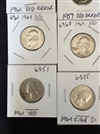 (38) US Silver Quarter Error Coins