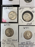 (38) US Silver Quarter Error Coins