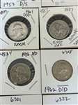(38) US Silver Quarter Error Coins