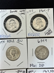 (38) US Silver Quarter Error Coins