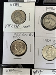 (38) US Silver Quarter Error Coins