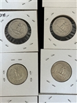 (38) US Silver Quarter Error Coins