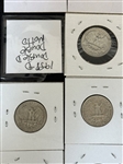 (38) US Silver Quarter Error Coins