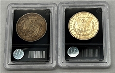 (2) Morgan Silver Dollars Braford Exhange