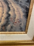 Thomas Kinkade A Holiday Gathering Signed and Numbered on Canvas