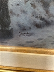 Thomas Kinkade A Holiday Gathering Signed and Numbered on Canvas
