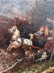 TOC Original Oil on Board Women in Buggy