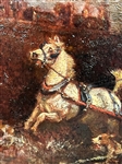 TOC Original Oil on Board Women in Buggy