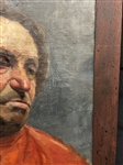 Original Oil on Canvas Portrait of a Man in Grumbacher Frame