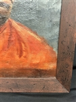 Original Oil on Canvas Portrait of a Man in Grumbacher Frame