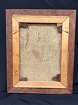 Original Oil on Canvas Portrait of a Man in Grumbacher Frame