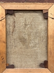 Original Oil on Canvas Portrait of a Man in Grumbacher Frame