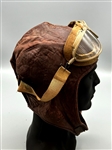 WWII Flight Crew Helmet and Googles