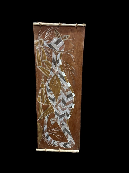 Australian Aboriginal Bark Painting; Gallery Gundulmirri