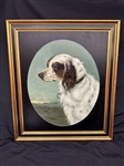 Oil on Canvas English Setter Reissue From Original 