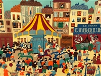 Claudine Lithograph Park D'Amusement S/N