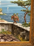 Original Oil on Canvas Italian Landscape Seascape