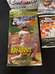 Group Topps Chrome Baseball Sealed Hanger and Blaster Boxes