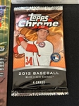 Group Topps Chrome Baseball Sealed Hanger and Blaster Boxes