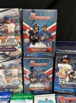 (14) Unopened Sealed Bowman and Bowman Chrome Packs and Blaster Boxes