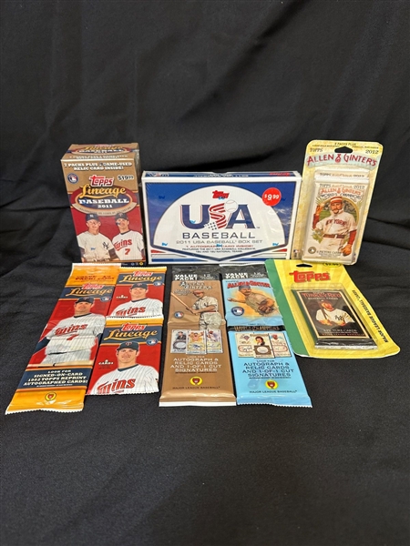 (9) MLB Unopened Sealed Baseball Packs, Blaster Boxes
